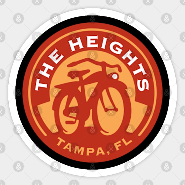 The Heights Tampa Florida Sticker by LouMax